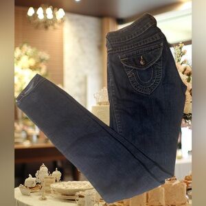 True Religion Blue Skinny Jeans Stretchy Denim